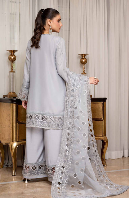 Ready to Wear 3 Piece Formal Embroidered Luxury Organza Suit